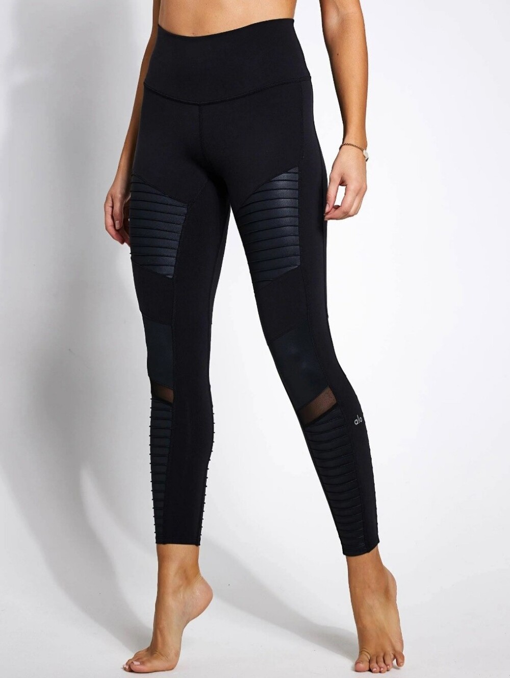 Alo High-Waist Moto Yoga Women's M Leggings